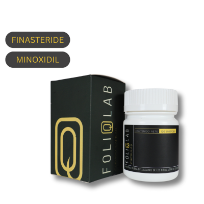 Finasteride 1mg + Minoxidil 5mg + biotina 1mg x 100